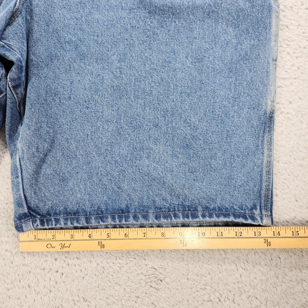 Wrangler Riggs Workwear Carpenter Shorts Mens 48 Blue Denim Relaxed 11 Inseam - Picture 7 of 15